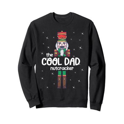 Cool Dad Nutcracker Family Matching Funny Pajama Sweatshirt