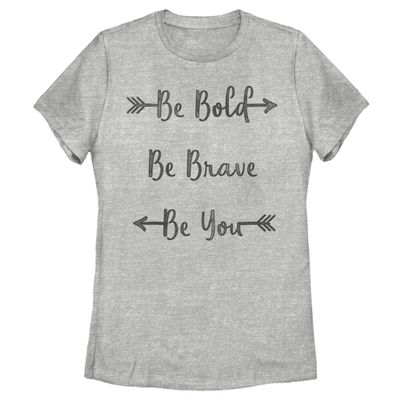 Be Bold Be Brave Be You Arrows Motivational Missy Athletic Heather