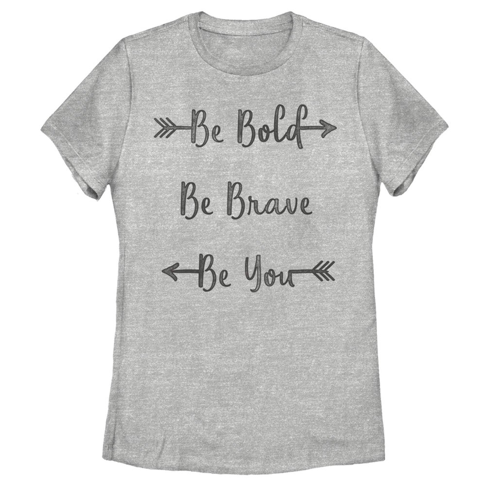 Be Bold Be Brave Be You Arrows Motivational Missy Athletic Heather