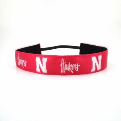 One Up Bands 1452 NCAA Nebraska Team Colors Headband - Pack of 2