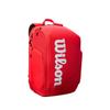 Wilson Super Tour Tennis Backpack - Red/White, Holds up to 2 Rackets view 1