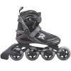ROCES Men's Pic Tif Outdoor Breathable Fitness Comfort 4 80mm Wheels Racing Inline Skates with Memory Buckle, Easy Entry Boots, Glass Fiber Reinforced Shell & Aluminum Frame, Black/Light Gray, 10 view 2
