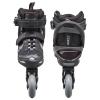 ROCES Men's Pic Tif Outdoor Breathable Fitness Comfort 4 80mm Wheels Racing Inline Skates with Memory Buckle, Easy Entry Boots, Glass Fiber Reinforced Shell & Aluminum Frame, Black/Light Gray, 10 view 3