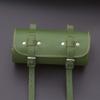 London Craftwork Saddle/Handlebar Roll Bag Real Leather Green for Bike Tools ROL-Green view 2