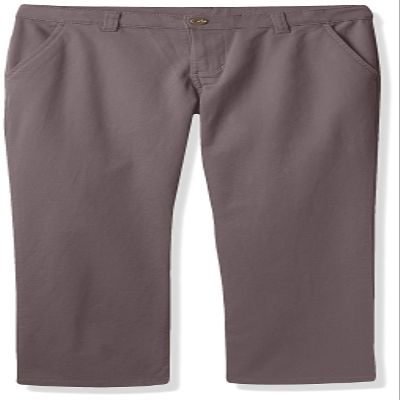 Chaps Big Boys School Uniform Twill Pull-on Pants, Grey, 20