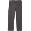 Chaps Big Boys School Uniform Twill Pull-on Pants, Grey, 12 view 1