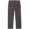 Chaps Big Boys School Uniform Twill Pull-on Pants, Grey, 12 view 2
