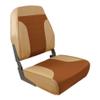 Springfield 1040668 Economy High-Back Folding Seat - Sand/Brown view 1