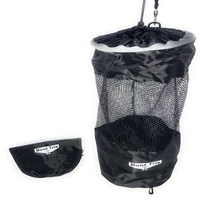 Boat Trash Bag Can Reuseable Washable Mesh and Nylon/Polyester by Boat Trix Multiple Sizes and Models (Slim Line, Medium)