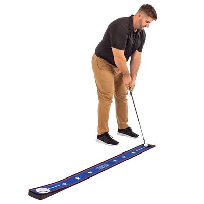 Patriotic Putting Mat - Red, White & Blue in 6in x 6ft