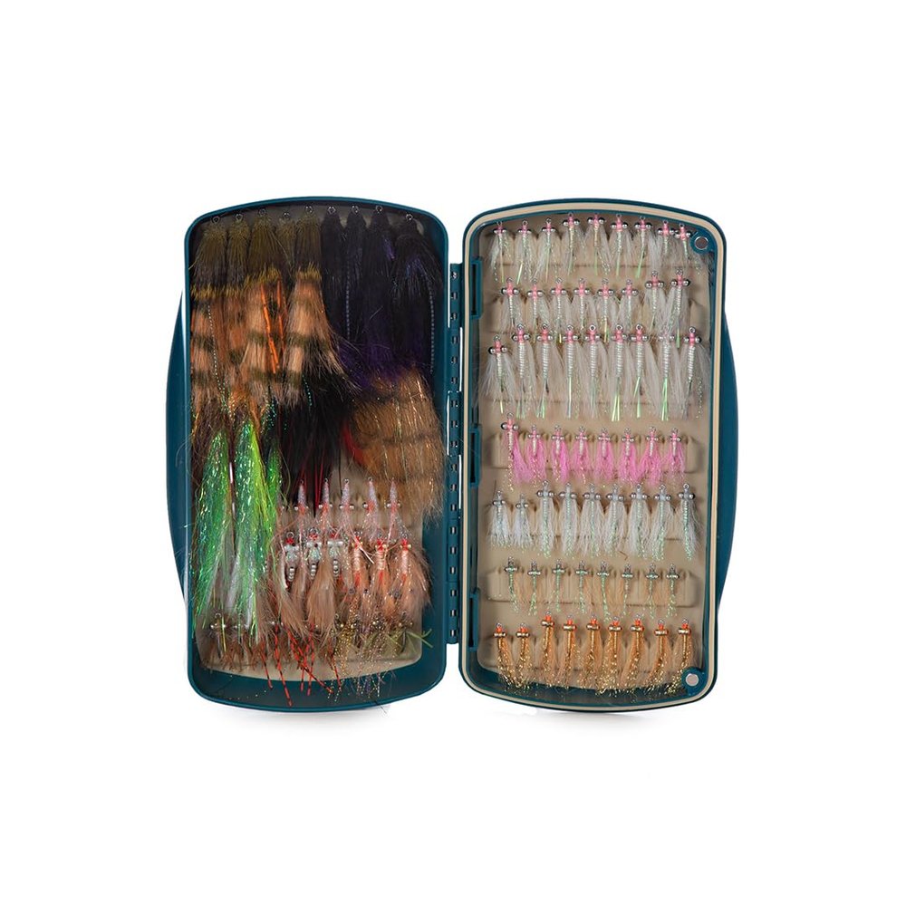 fishpond Tacky Pescador Fly Box | Baja Blue - Large | Waterproof Saltwater Fly Fshing Fly Box