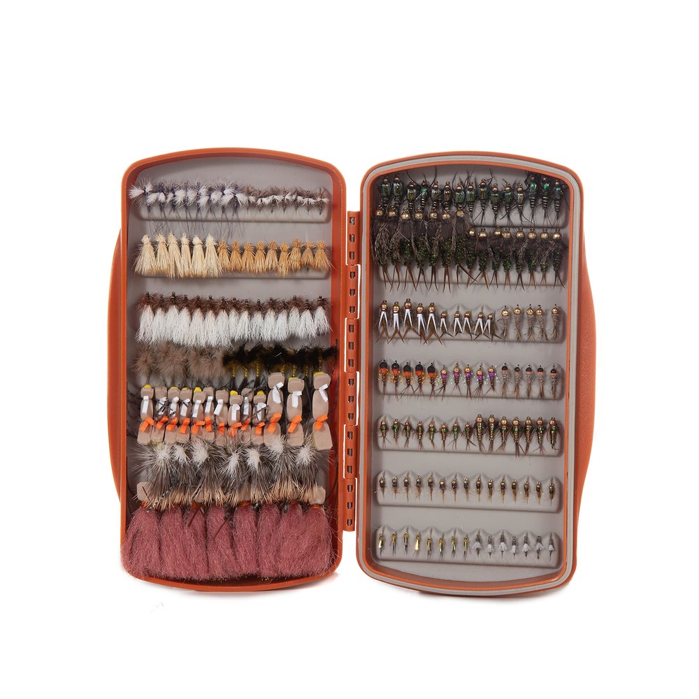 fishpond Tacky Pescador Fly Box | Medium Burnt Orange | Waterproof Fly Fishing Fly Box | Tacky Fly Boxes for Fly Fishing