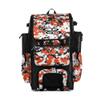 Boombah Rolling Superpack Baseball/Softball Gear Bag - 23-1/2" x 13-1/2" x 9-1/2" - Digital Camo Black/Orange - Telescopic Handle - Holds 4 Bats - Wheeled Version view 1