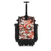 Boombah Rolling Superpack Baseball/Softball Gear Bag - 23-1/2" x 13-1/2" x 9-1/2" - Digital Camo Black/Orange - Telescopic Handle - Holds 4 Bats - Wheeled Version view 2