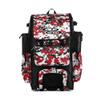 Boombah Rolling Superpack Baseball/Softball Gear Bag - 23-1/2" x 13-1/2" x 9-1/2" - Digital Camo Black/Red - Telescopic Handle - Holds 4 Bats - Wheeled Version view 1