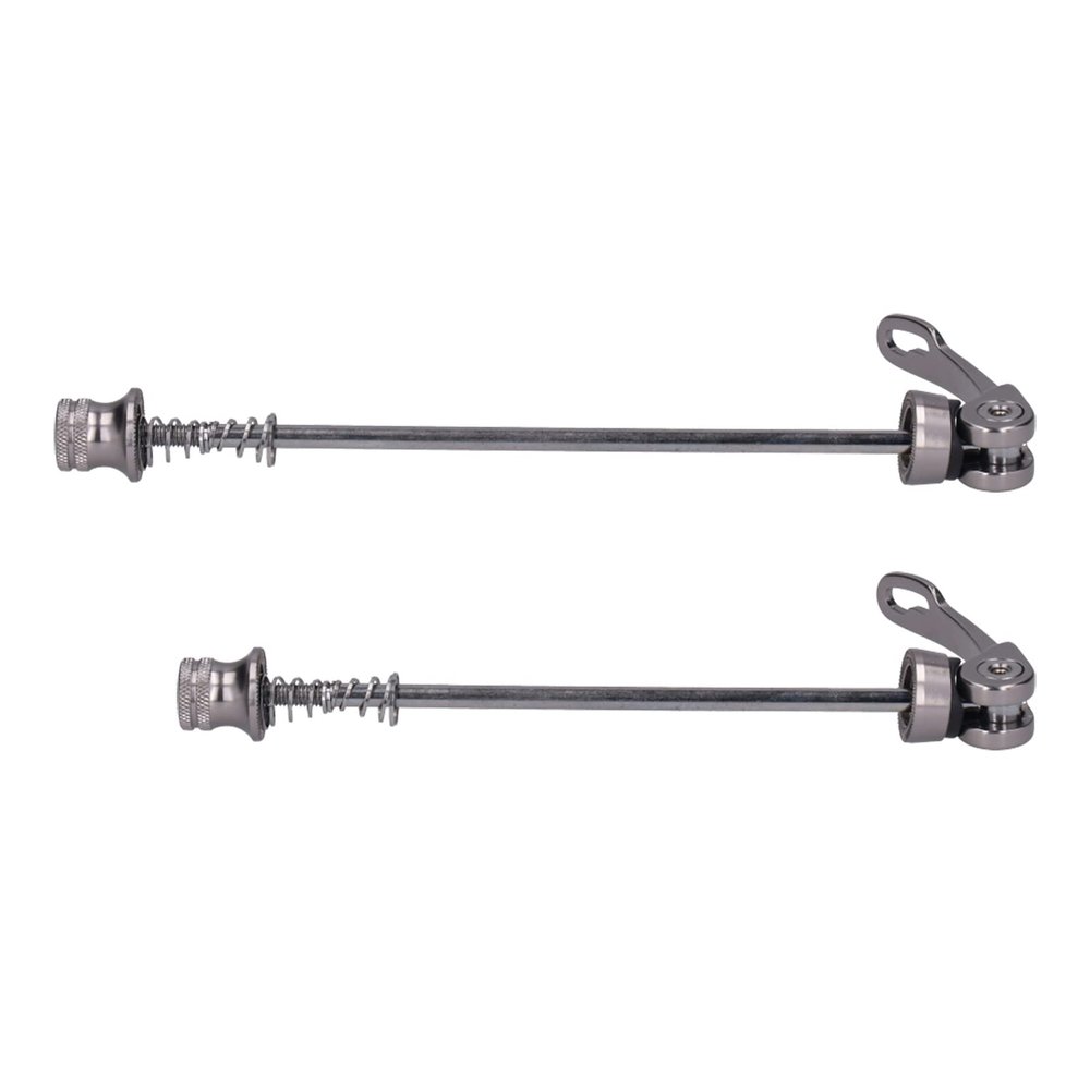 Quick Release Skewers, Front & Rear, Pack of 2, for Mountain Biking, Road Biking, City Cycling, and Long-Distance Travel