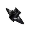 9 1/4 X 9 Aluminum Outboard Propeller 58100-93723-019 for Suzuki Motor 8-20HP,3 Blade Black 10 Spline Tooth R Rotation view 3