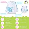 Flap Happy Toddler Rash Guard Swim Shirt withGraphic| Made with Recycled Bottles | UPF 50+ Highest Certified UV Sun Protection | Salty Turtle, 3 view 2