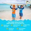 Flap Happy Toddler Rash Guard Swim Shirt withGraphic| Made with Recycled Bottles | UPF 50+ Highest Certified UV Sun Protection | Salty Turtle, 3 view 4