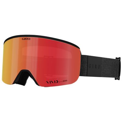Giro Axis Adult Snow Goggle - Black Mono Strap with Vivid Ember/Infrared Lenses