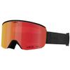 Giro Axis Adult Snow Goggle - Black Mono Strap with Vivid Ember/Infrared Lenses view 1