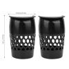 01 Billiard Pockets, Pool Table Web, Plastic 6Pcs Long Service Life Black for Small Table Black Eight view 2