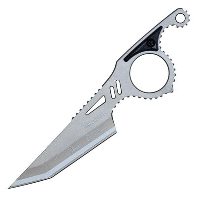Hunting Knife Tactical Knife Survival Knife 7.5" Fixed Blade Knife With Pressure Retention Sheath Camping Accessories Survival Kit Survival Gear Tactical Gear 79934 (Black)