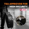 SURE LOCK TSA Accepted Combination Luggage Padlock for Gun Cases, Transporting Equipment Cases in Trade Show, Music and Medical Industries (1, Silver) view 2