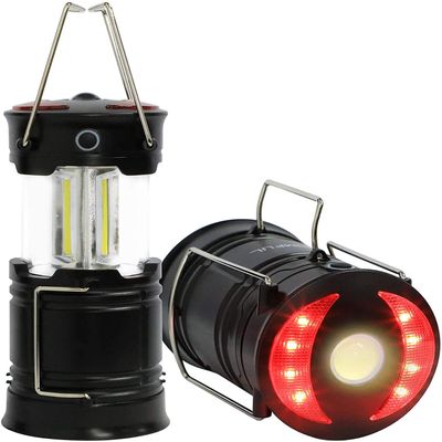 Yumaiali LED Camping Lantern,Solar Camping Lights Flashlights Collapsible,Portable IP65 Waterproof Emergency Lantern for Outdoor Camping Hiking