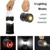 Yumaiali LED Camping Lantern,Solar Camping Lights Flashlights Collapsible,Portable IP65 Waterproof Emergency Lantern for Outdoor Camping Hiking view 3