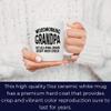 Grandfather Mug Father Day Cup - Mens Woodworking Grandpa Just Like A Normal Grandpa T-Shirt 11Oz Mugs Cups view 2