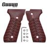 Guuun G10 Grips for Beretta 92FS Full Size OPS Mechanical Texture - Red view 2