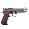 Guuun G10 Grips for Beretta 92FS Full Size OPS Mechanical Texture - Red view 4