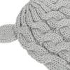 Queenbox Baby Hat Mitten Set Infant Toddler Warm Beanie Knit Bear Cap Gloves Set Dark Gray view 4