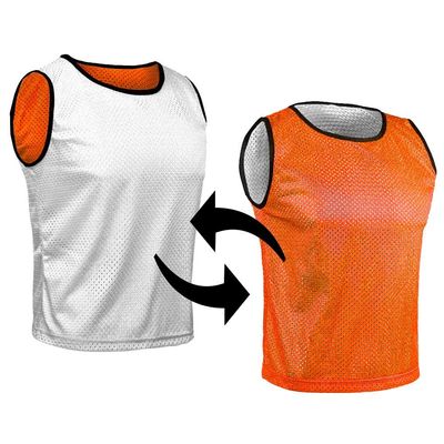 SPORTSBIBS Pinnies Sport Child Youth Teen Adult 2-color Reversible Bibs Soccer Basketball Football Scrimmage Team Jersey