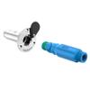 Aquor Marine Deckwash, Easy Installation Water Deck Fill for Boats, Hydrant with Quick Connector for Boat Washdown Hose, Stainless Steel Flush-Mount, Check Valve, " NPT (f) x " GHT (m) view 1