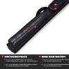 Collapsar 2X2 Pool Cue Hard Case Nylon/Leatherette Billiard Sitck Carrying Cases view 2
