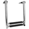 Five Oceans 2 Step Telescoping Swim Ladder, Over Platform - 316 Stainless Steel for Pontoon, Fishing, Bass, Sport, Sailboat - FO4501 view 1