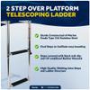 Five Oceans 2 Step Telescoping Swim Ladder, Over Platform - 316 Stainless Steel for Pontoon, Fishing, Bass, Sport, Sailboat - FO4501 view 2