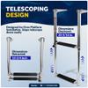 Five Oceans 2 Step Telescoping Swim Ladder, Over Platform - 316 Stainless Steel for Pontoon, Fishing, Bass, Sport, Sailboat - FO4501 view 4