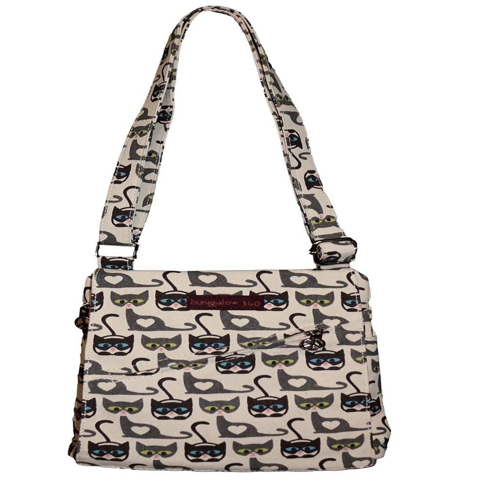 bungalow 360 Small Messenger Bag (CuteCat)