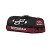 Boombah Brute Rolling Bat Bag - 35" x 15" x 12-1/2" - Black/Cardinal - Holds 4 Bats and Room for Gear - Wheeled Bag view 1