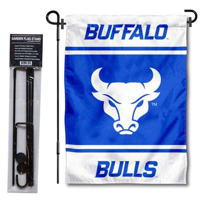 Buffalo Bulls Garden Flag with Stand Holder