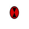 Edward & Co Sticker 7th Infantry Division Decal United States Army Military for Car Truck Window Laptop Bumper US Flag 3.0 X 3.0 in view 1