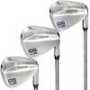 GoSports Tour Pro Golf Wedge Set - Includes 52 Degree Gap Wedge, 56 Degree Sand Wedge and 60 Lob Wedge Degree in Satin or Black Finish (Right Handed) view 1