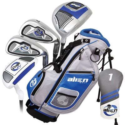 Alien Golf Junior Set with Bag, Right Hand, Blue/Gray, Ages 6-8