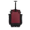 Boombah Rolling Superpack Baseball/Softball Gear Bag - 23-1/2" x 13-1/2" x 9-1/2" - Black/Cardinal - Telescopic Handle - Holds 4 Bats - Wheeled Version view 2