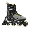 Rollerblade Macroblade 80 ABT Men's Adult Fitness Inline Skate, Silver/Neon Yellow, Performance Inline Skates view 1