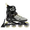 Rollerblade Macroblade 80 ABT Men's Adult Fitness Inline Skate, Silver/Neon Yellow, Performance Inline Skates view 2