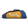 Boombah Spartan Rolling Bat Bag - 38" x 12-1/2" x 12" - Royal Blue/Gold - Holds 4 Bats and Much More view 3